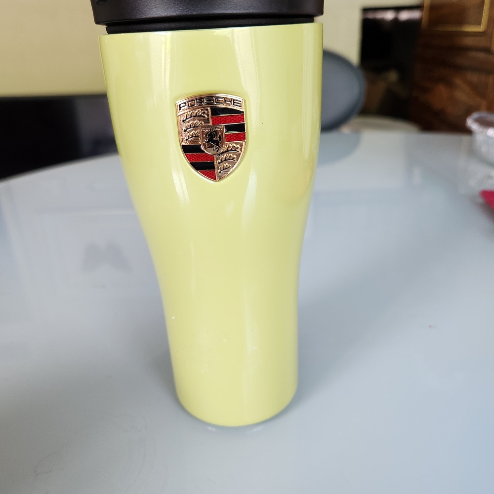 Porsche Design Yellow Travel Mug